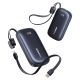 2. Baseus EnerFill FC21 Qpow 3 Ultra 10000mAh 45W Powerbank mit integriertem Trageband - Schwarz