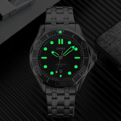 10. Herrenuhr Skmei 9276SISIBK + BOX