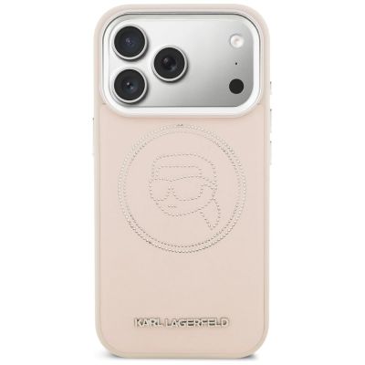 3. Karl Lagerfeld K Head Point Logo MagSafe Hülle für iPhone 17 Pro - Pink