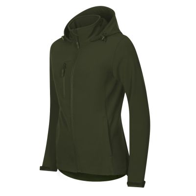 Damen-Softshelljacke Trail (Military)
