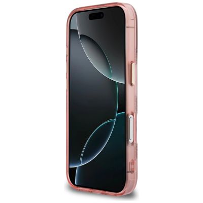 5. Guess IML Peony Dot MagSafe Hülle für iPhone 17 Pro – pink