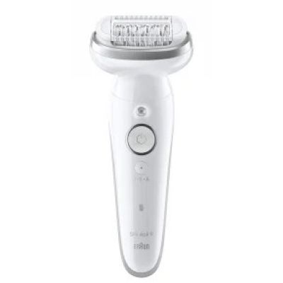 4. BRAUN Silk-épil 9-011 3D IPL Epilierer, Nass- und Trockenepilation, Weiß, Gold