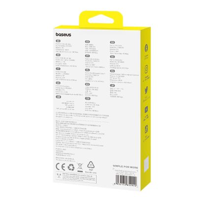 10. Baseus Pudding 100W USB-A - USB-C Kabel 2m - Lila