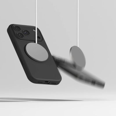 8. Ringke Silikon Magnetische MagSafe Hülle für iPhone 17 Pro - Lila
