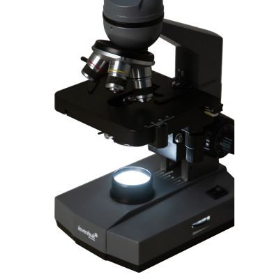 14. Levenhuk 320 BASE Monokulares Biologisches Mikroskop