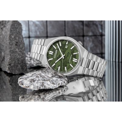 6. CITIZEN Tsuyosa Saphirglas Herrenuhr, mechanisch, NJ0159-86X + Box