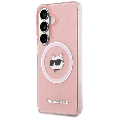 2. Karl Lagerfeld IML Repeated Choupette MagSafe Hülle für Samsung Galaxy S26 Plus - Pink