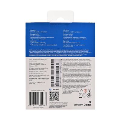 5. WD Blue 4 TB 2,5" SATA SSD WDS400T3B0A