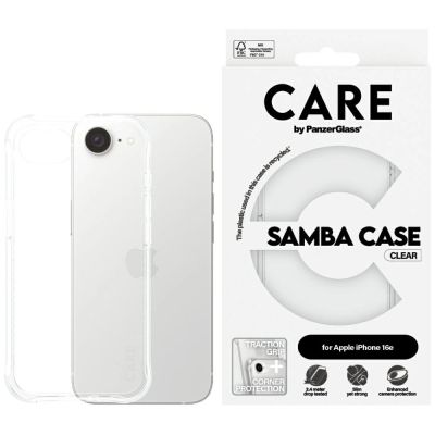 CARE by PanzerGlass Fashion iPhone 16e Hülle - Transparent
