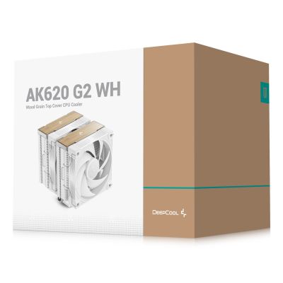 9. DeepCool AK620 G2 WH Prozessor-Luftkühler 12cm Weiß 1 Stück.