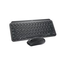 Logitech 920-011054 Tastatur und Maus inklusive, Office RF Wireless + Bluetooth, QWERTZ, Deutsch, Graphit