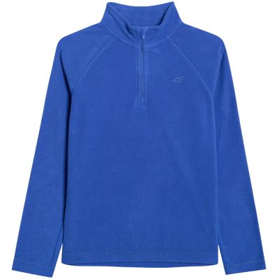 9. Fleece-Sweatshirt für Jungen, Größe 4F M058, Kobaltblau, 4FJWAW25UFLEM058, Größe 36S