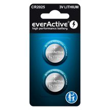 EVERACTIVE MINI CR2025 LITHIUM-AKKU, 2er-Blisterpackung CR20252BL