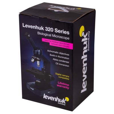 6. Levenhuk 320 BASE Monokulares Biologisches Mikroskop