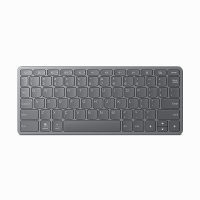 6. Lenovo ZG38C05820 Universal-Tastatur mit USB und Bluetooth, QWERTZ-Tastatur (US-Englisch), Grau