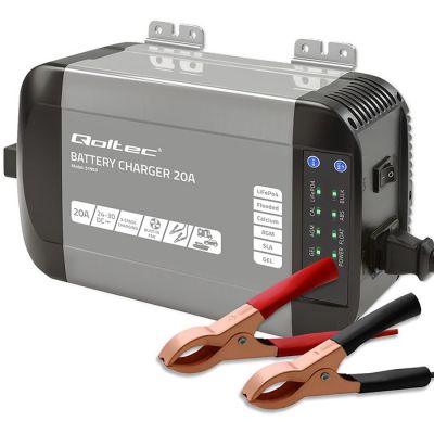 12. Monolith Smart-Ladegerät für LiFePO4-, AGM-, GEL- und SLA-Batterien, 20 A, 24 V