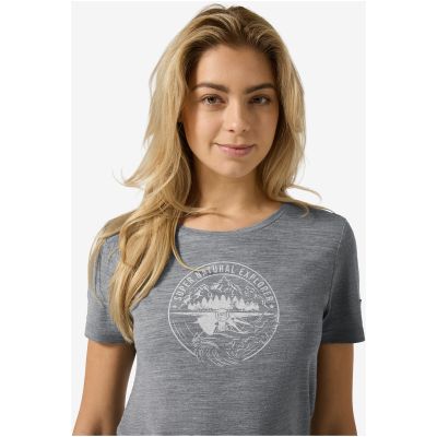 2. Damen-T-Shirt SUPER.NATURAL W Exploring Tee grau