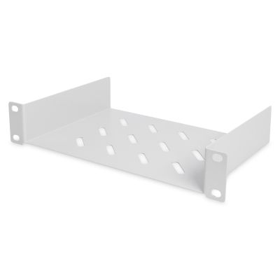 11. 10-Zoll-Netzwerkset: 6HE-Wandschrank, Ablage, Steckdosenleiste, 8-Port-Switch, Cat.6-Anschlussfeld, grau