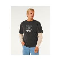 RIP CURL Inner Visions Smashed Langarmshirt Schwarz