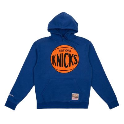 Mitchell & Ness NBA New York Knicks Team Logo Kapuzenpullover HDSSINTL1267-NYKROYA