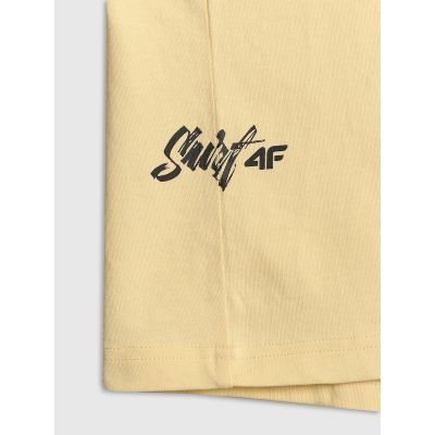5. Herren-T-Shirt mit Aufdruck, regulär, Größe 4F 4FRSS26TTSHM4301-73S