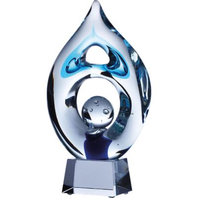 Glastrophäen-Set mit Etui