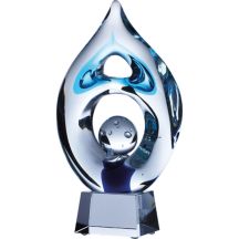 Glastrophäen-Set mit Etui