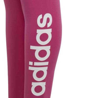 8. Adidas Essentials Linear Logo Cotton Tights Jr IC3581 Leggings