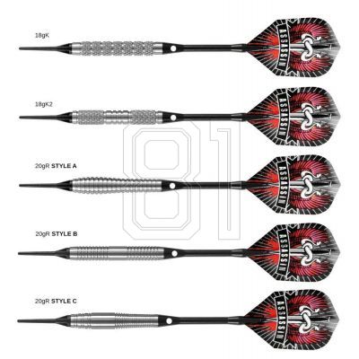 4. Harrows Assassin Darts 85% Softip HS-TNK-000013252