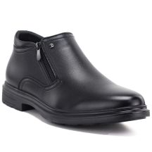 Herrenstiefeletten mit Reißverschlüssen, schwarz, McKeylor 85229