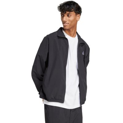 4. adidas Essential Windbreaker-Jacke für Herren mit kleinem Logo, Schwarz, JM1772