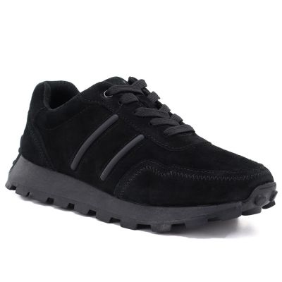 5. Schwarze Plateau-Sneaker aus Leder von S.Barski