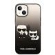 3. Karl Lagerfeld KLHCP14MTGKCK iPhone 14 Plus 6,7" Hardcase schwarz / schwarz Gradient Ikonik Karl & Choupette