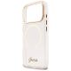 6. Guess IML Script Metal MagSafe Hülle für iPhone 17 Pro – Pink