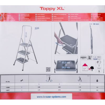 2. Krause 130860 2-stufige Aluminiumleiter