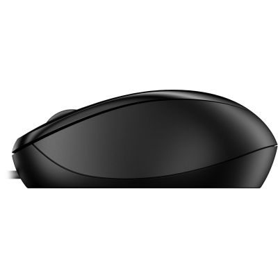 3. HP 1000 Kabelgebundene optische Maus mit 3 Tasten und 1000 DPI, Schwarz, 4QM14AA