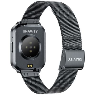 14. Smartwatch Gravity Schwarzes Armband + Armband GT44-5
