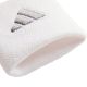 3. adidas Tennis Wristband Small Schweißbänder fürs Handgelenk, 2 Stück, Weiß, S KV9218