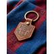 4. FC Barcelona Schlüsselanhänger, original lizenziertes Lederwimpel BLL7061