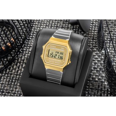 5. CASIO Vintage Damenuhr A168XESG-9AEF + Box