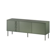 3D TRESSE TV-Schrank 150x40x55 mattgrün