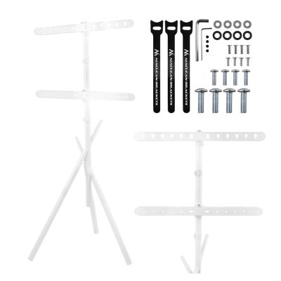 23. MACLEAN TV-Bodenhalterung / -Ständer, 37–80 Zoll, max. VESA 600 x 400, max. 60 kg, MC-182 W
