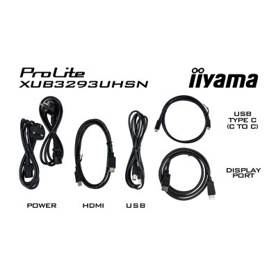 8. iiyama ProLite XUB3293UHSN-B5 Computermonitor 80 cm (31,5") 3840 x 2160 px 4K Ultra HD LCD Schwarz