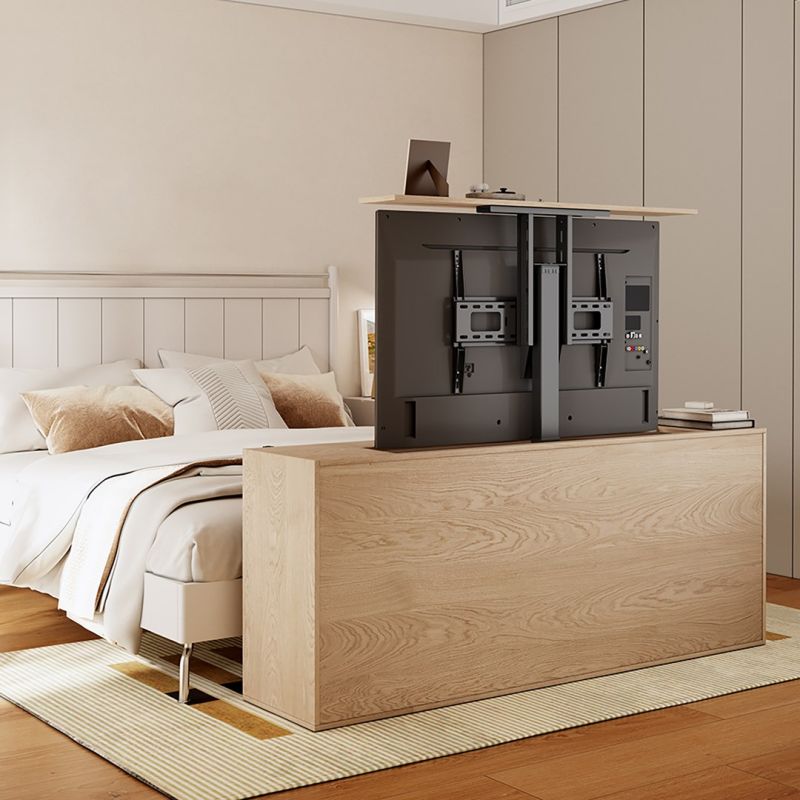 4. MACLEAN Elektrische, ausziehbare TV-Halterung, TUYA, 37''-80'', VESA 600x400, max. 60 kg, MC-866T