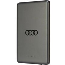 Audi Big Logo MagSafe Induktions-Powerbank 15W 5000mAh - Grau