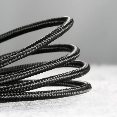 14. Baseus Cafule Cable strapazierfähiges Nylonkabel USB / USB-C QC3.0 2A 3M schwarz-rot (CATKLF-U91)