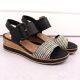 9. Remonte W RKR646 Leder Keilsandalen