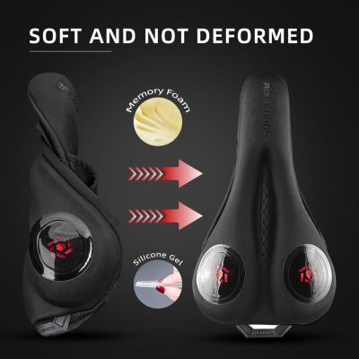 2. Rockbros Sattelbezug schwarz und rot