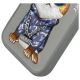 4. Nimmy Glasses Cool Cat Case für iPhone 16 Pro - Grau
