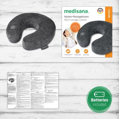 13. Medisana NM 870 Vibrations-Reise-Nackenkissen